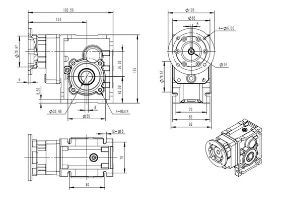艾思捷準(zhǔn)雙曲面減速機(jī)KM502系列尺寸圖紙.jpg 艾思捷準(zhǔn)雙曲面減速機(jī)KM502系列尺寸圖紙.jpg